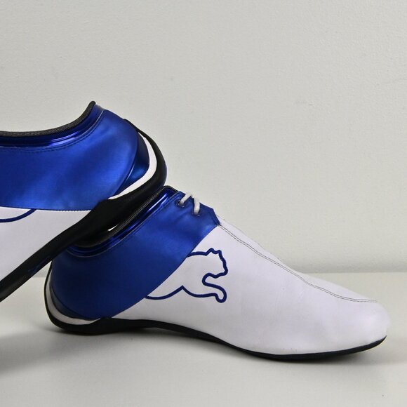 Vintage Y2K Puma Speedcat Leather Athleisure Streetwear White Sneakers US12 US11 - Picture 12 of 16